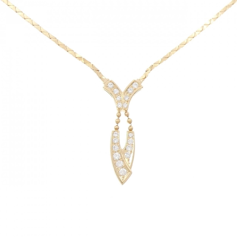 K18YG Dây chuyền kim cương 0.32CT - Hàng hiệu Chính hãng 866952