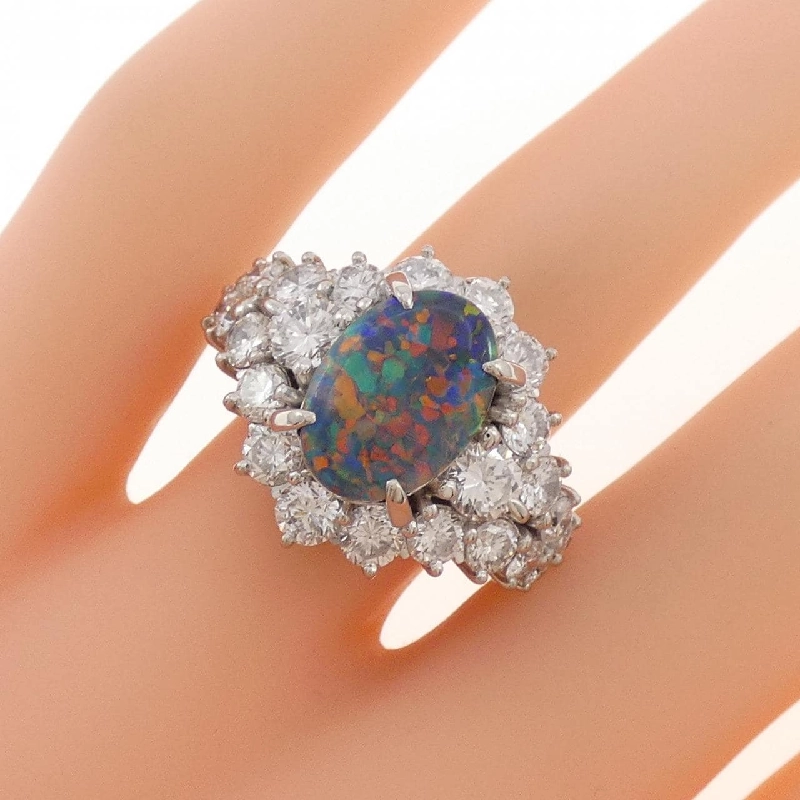 Nhẫn Opal Đen PT900 2.40CT - Hàng hiệu Chính hãng 855134