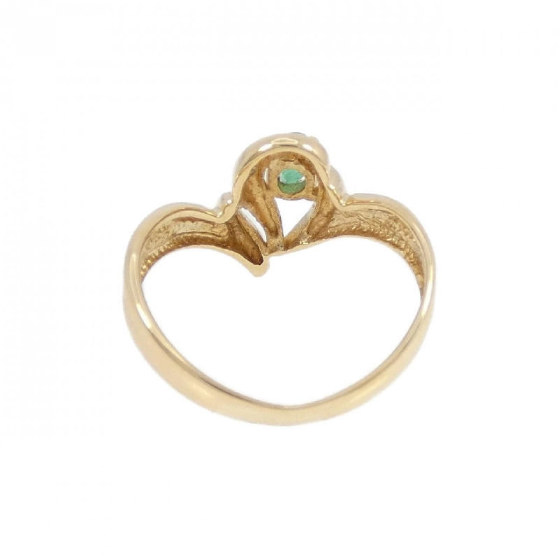 Nhẫn Emerald K18YG 672350