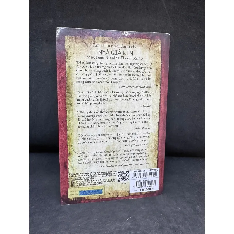 [Phiên Chợ Sách Cũ] Pháp Sư - Bí Mật Của Nicholas Flamel Bất Tử - Michael Scott, 2018 S1809 598177