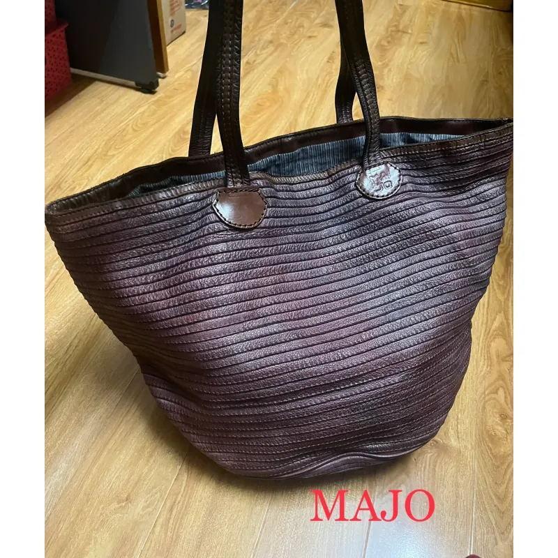 Túi tote nữ bigsize da thật 2hand 925721