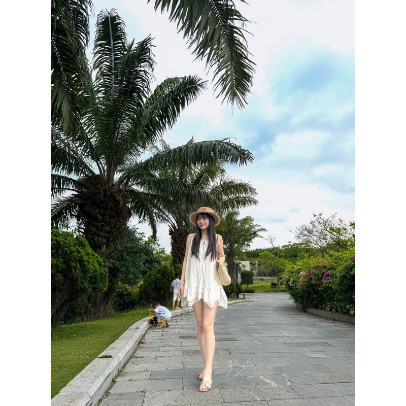 váy 2 dây mặc đi biển 444666
