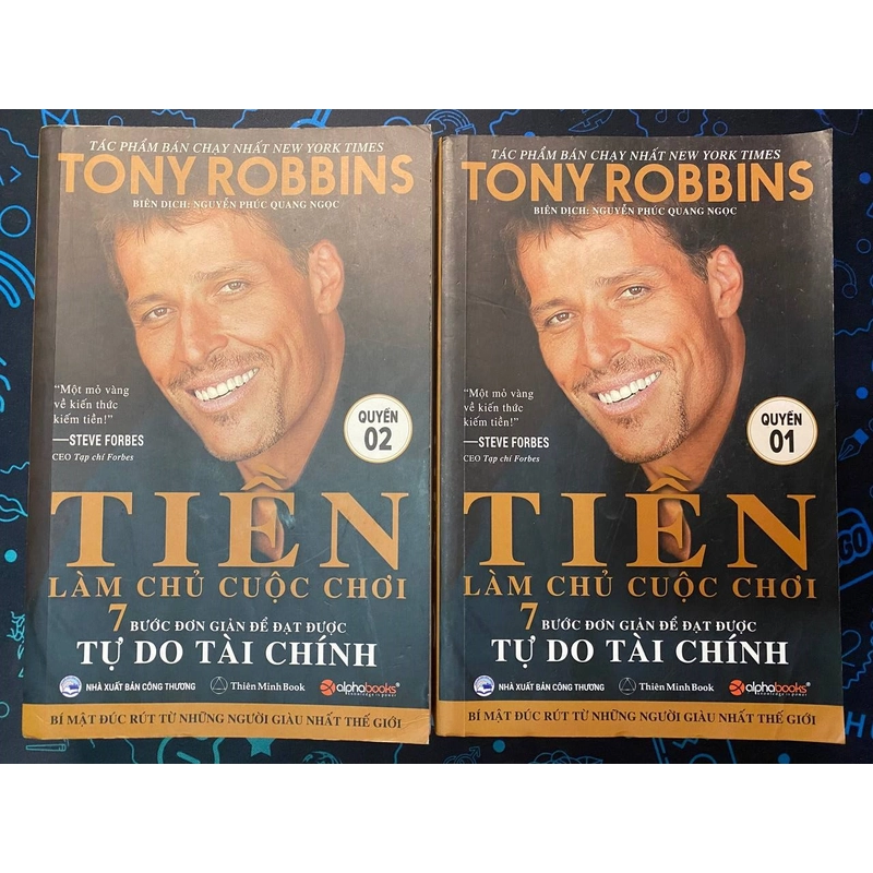 Combo Tiền Làm Chủ Cuộc Chơi 7 Bước Đơn Giản Để Đạt Được Tự Do Tài Chính - Tony Robbins 366152