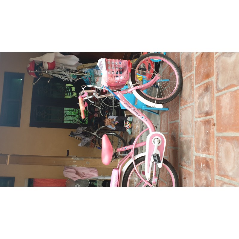 Xe đạp cho bé từ 8-10 tuổi, model 2017, màu hồng, sản xuất tại việt nam 69270