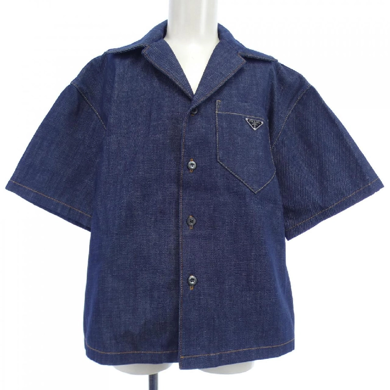 Áo sơ mi ngắn tay PRADA - Hàng hiệu Authentic 901894