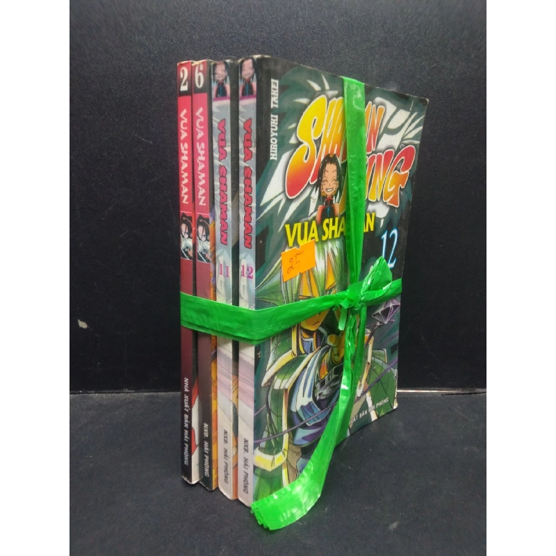 Bộ 4 cuốn (tập 2, 6, 11, 12) Vua Shaman - Hiroyuki Trkei mới 70% ố vàng văn học 914018