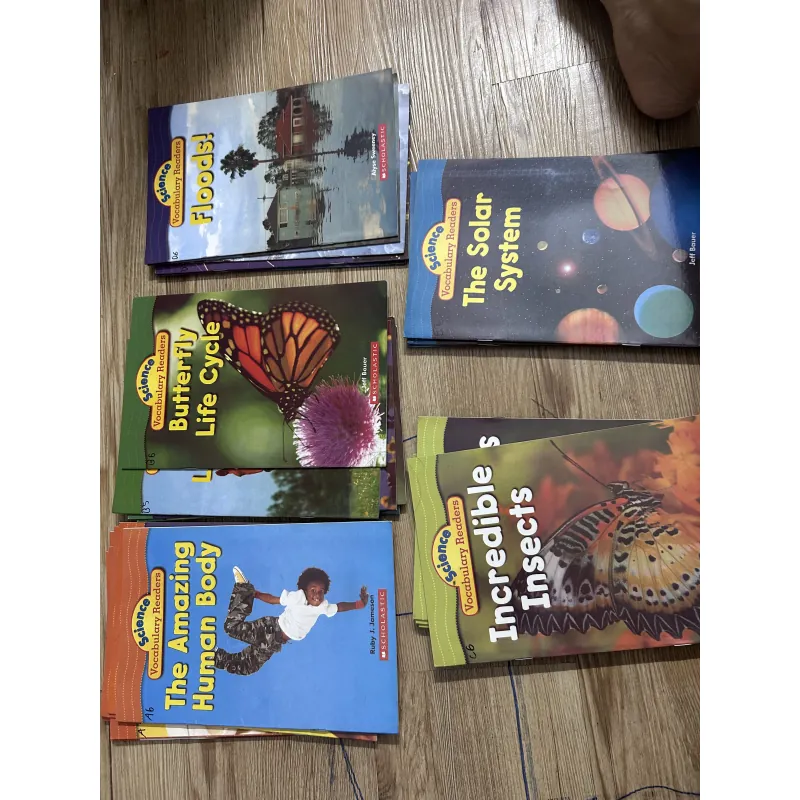 Bộ sách tiếng Anh 24 quyển Science Vocabulary readera cho bé- 4 chủ đề.  1031429