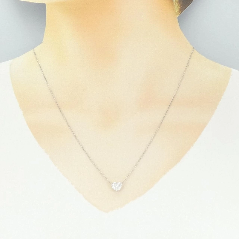 Dây chuyền kim cương PT900/PT850 1.049CT E SI2 hình trái tim - Hàng hiệu Chính hãng 871826