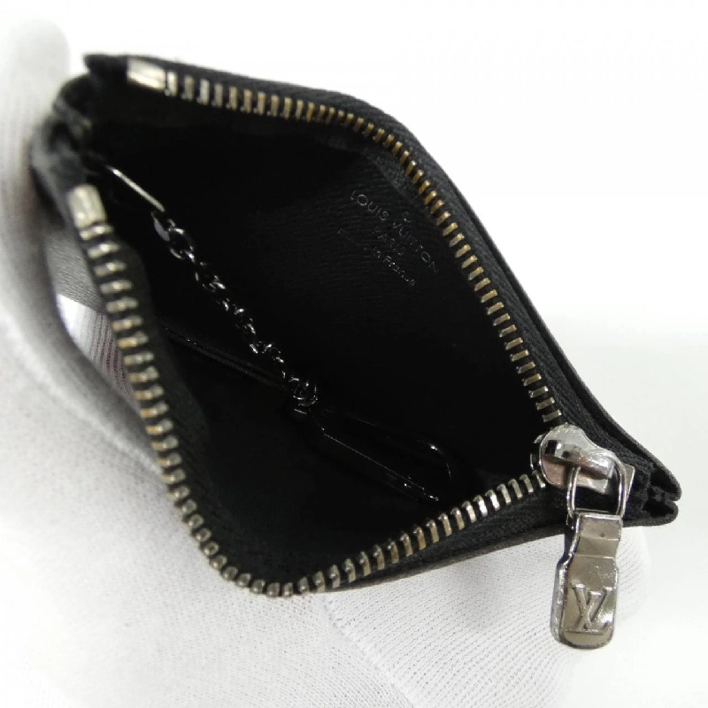 Louis Vuitton Monogram Eclipse Reverse Card Key Case Pouch Clé M80905 Coin & Key Case - Hàng hiệu Authentic 805880
