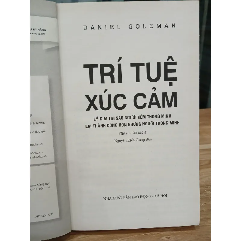 Trí tuệ xúc cảm (Emotional Intelligence) – Daniel Goleman 561539