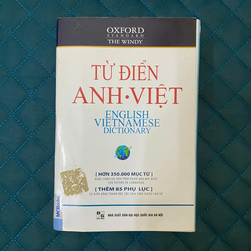 Từ Điển Oxford Anh - Việt (Hơn 350.000 Từ) -  (Bìa Mềm Màu Trắng)#HATRA 674415