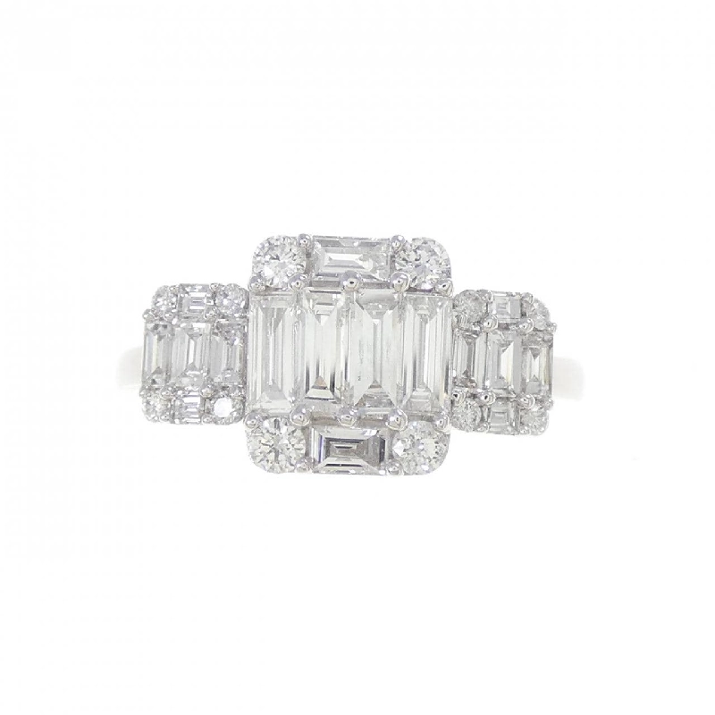 Nhẫn kim cương 750WG 0.943CT 666056