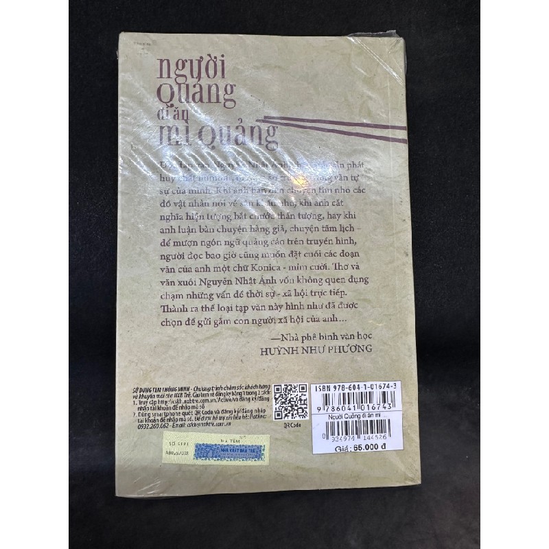 Người Quảng đi ăn mì Quảng Nguyễn Nhật Ánh New 90% SBM2403 64640