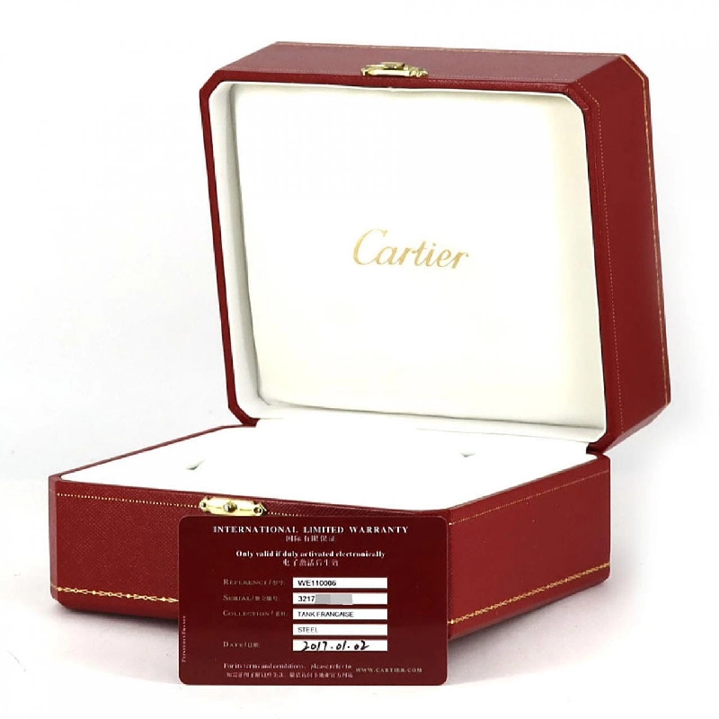 Cartier Tank Française SM･11P WE110006 SS Quartz - Hàng hiệu Authentic 875662