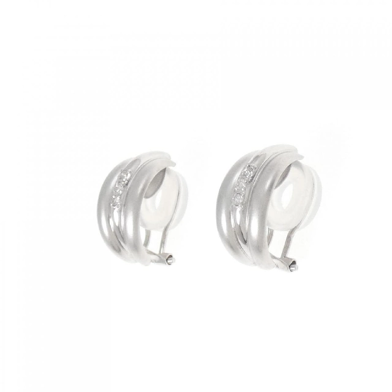 K18WG/K14WG Bông tai kim cương 0.06CT - Hàng hiệu Chính hãng 870622