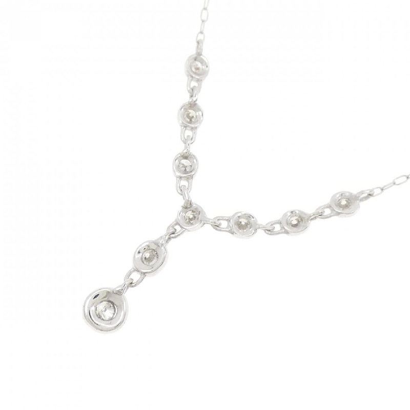 K18WG Dây chuyền kim cương 0.20CT - Hàng hiệu Chính hãng 863006