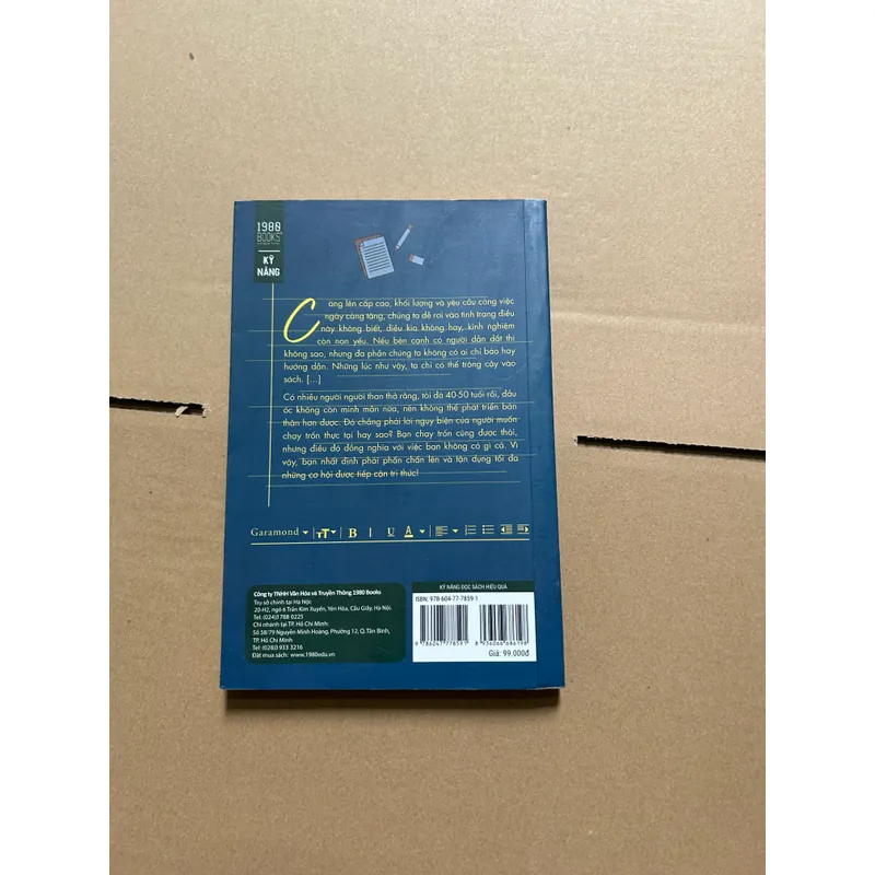 Kỹ năng đọc sách hiệu quả 607090