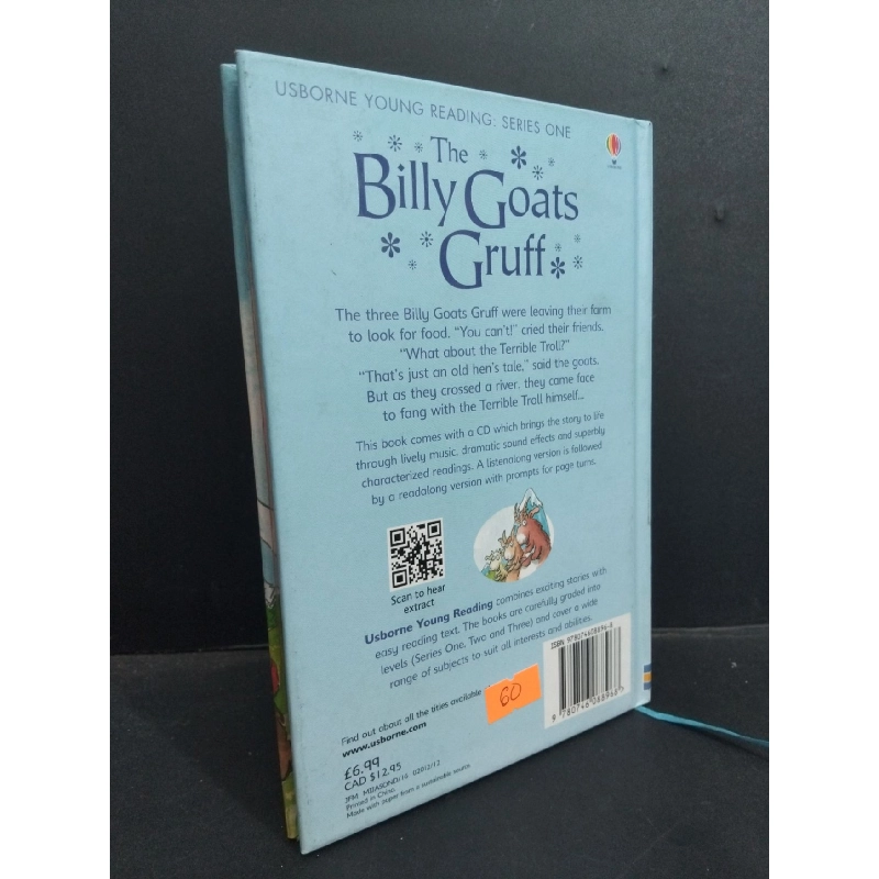 The Billy goats gruff (bìa cứng, kèm CD, sách màu) mới 90% bẩn nhẹ HCM1001 Usborne NGOẠI VĂN 918925