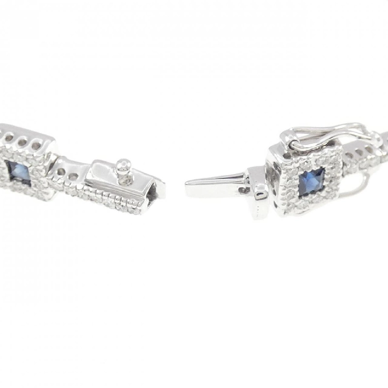 K18WG Sapphire Bracelet 1.34CT - Hàng hiệu Authentic 873752