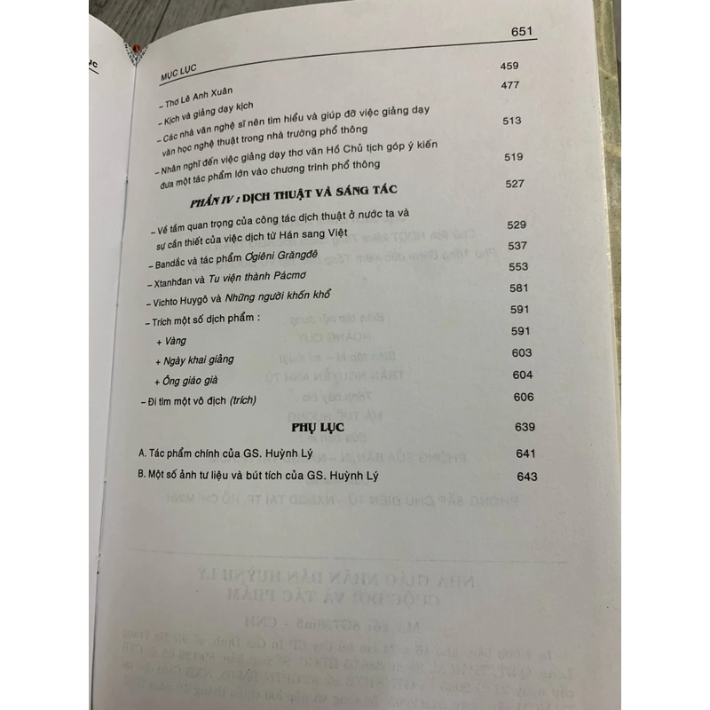 Nhà giáo nhân dân Huỳnh Lý - cuộc đời và tác phẩm. 999 463759