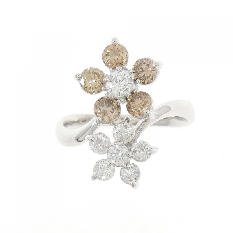 Nhẫn kim cương hoa K18WG 1.30CT - Hàng hiệu Authentic 848768