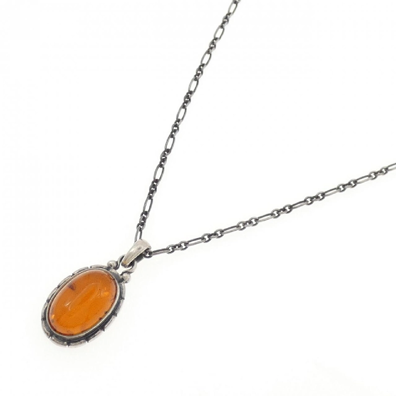 George Jensen vòng cổ hổ phách - Hàng hiệu Authentic 844575