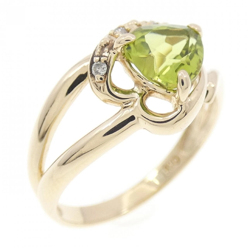 K10YG Peridot Ring - Hàng hiệu Authentic 852873