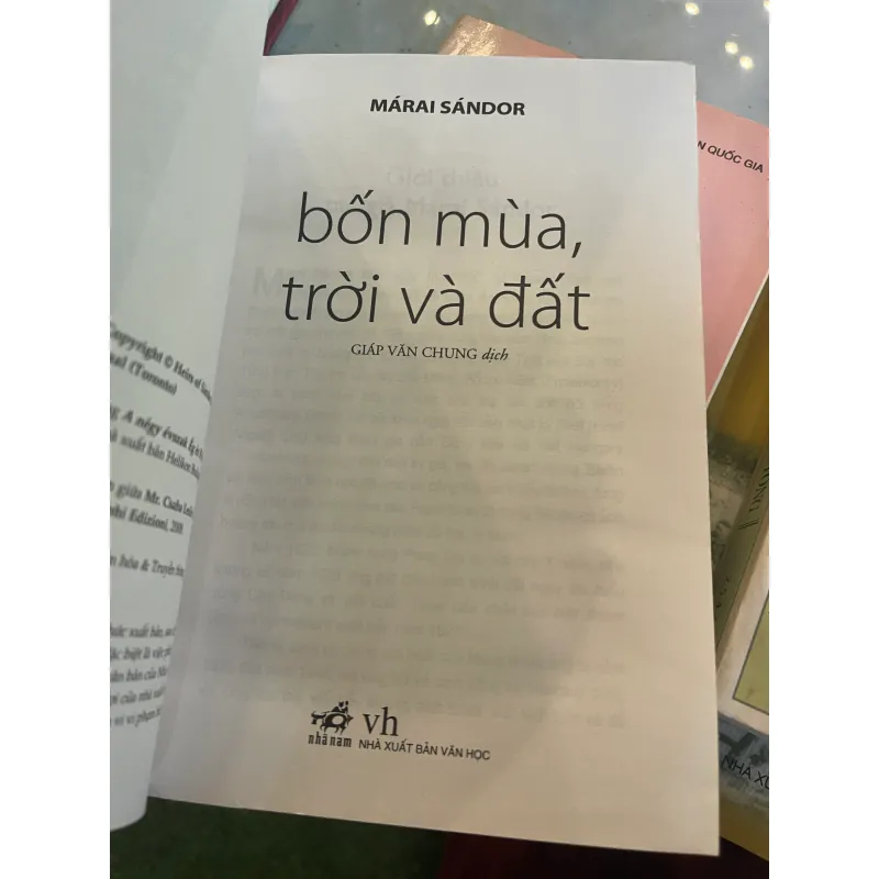 BỐN MÙA TRỜI VÀ ĐẤT - MÁRAI SÁNDOR 1027537