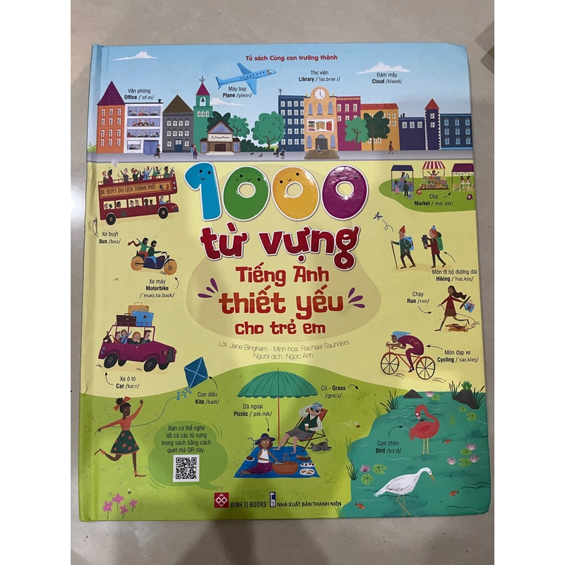 Sách thiếu nhi 1000 từ vựng tiếng Anh thiết yếu cho trẻ em - Đinh tị 537381