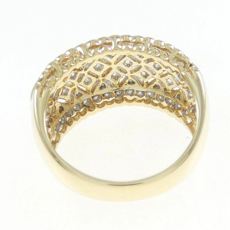 Nhẫn kim cương K18YG/K18WG 0.44CT 672334