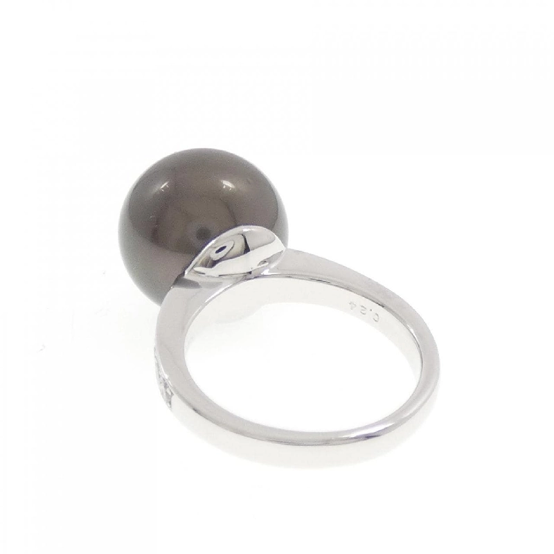 Nhẫn ngọc trai đen K18WG 13.3mm - Hàng hiệu Authentic 855032