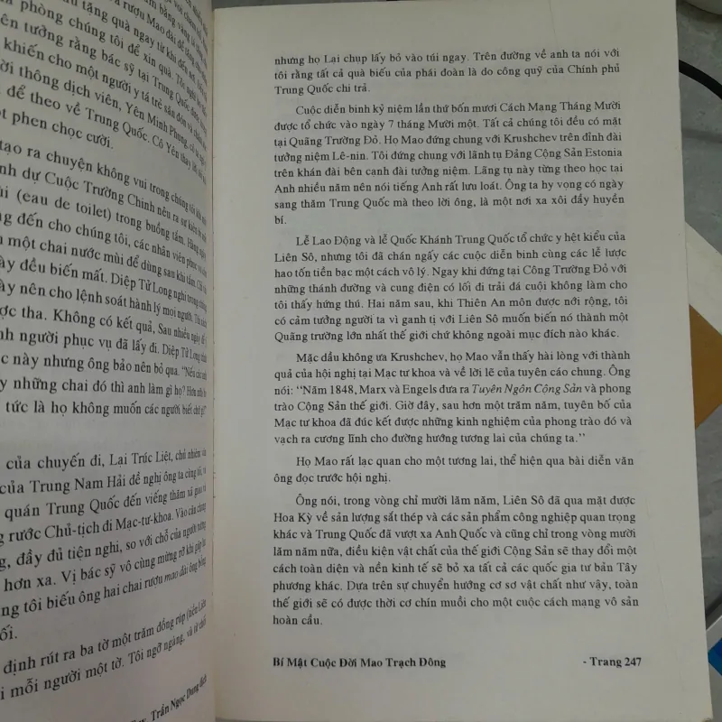 BÍ MẬT CUỘC ĐỜI MAO TRẠCH ĐÔNG - LÝ PHỤC HUY, TRẦN NGỌC DUNG DỊCH 726938