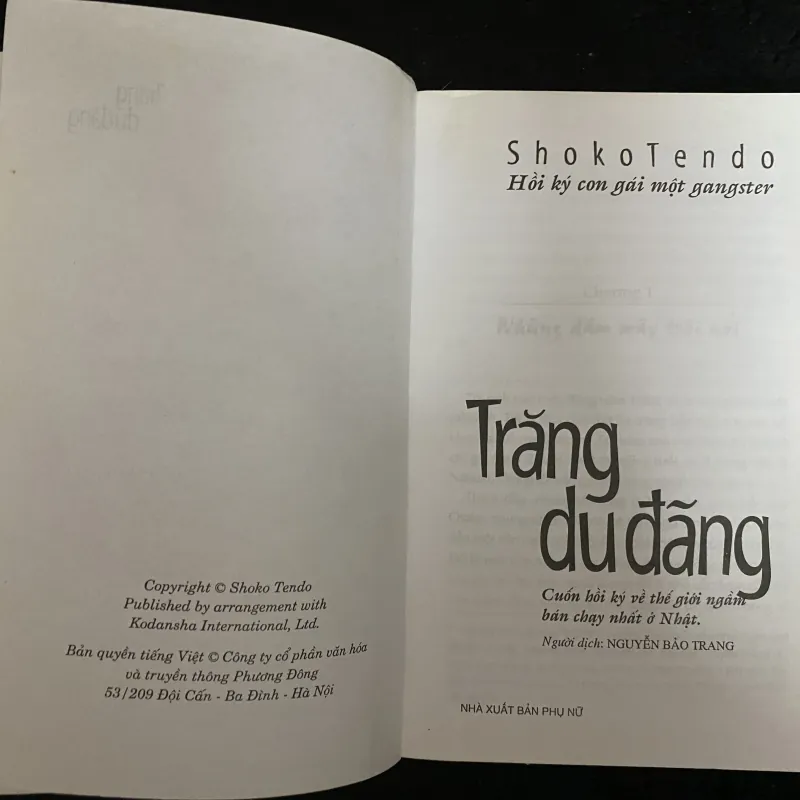 Trăng du đãng - Shoko Tendo ( Hồi ký về thế giới ngầm) 1029888