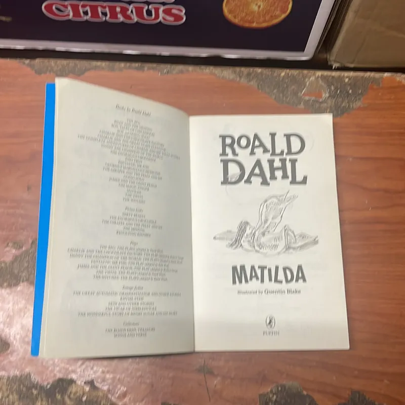ROALD DAHL MATILDA ILLUSTRATED BY QUENTIN BLAKE 674760