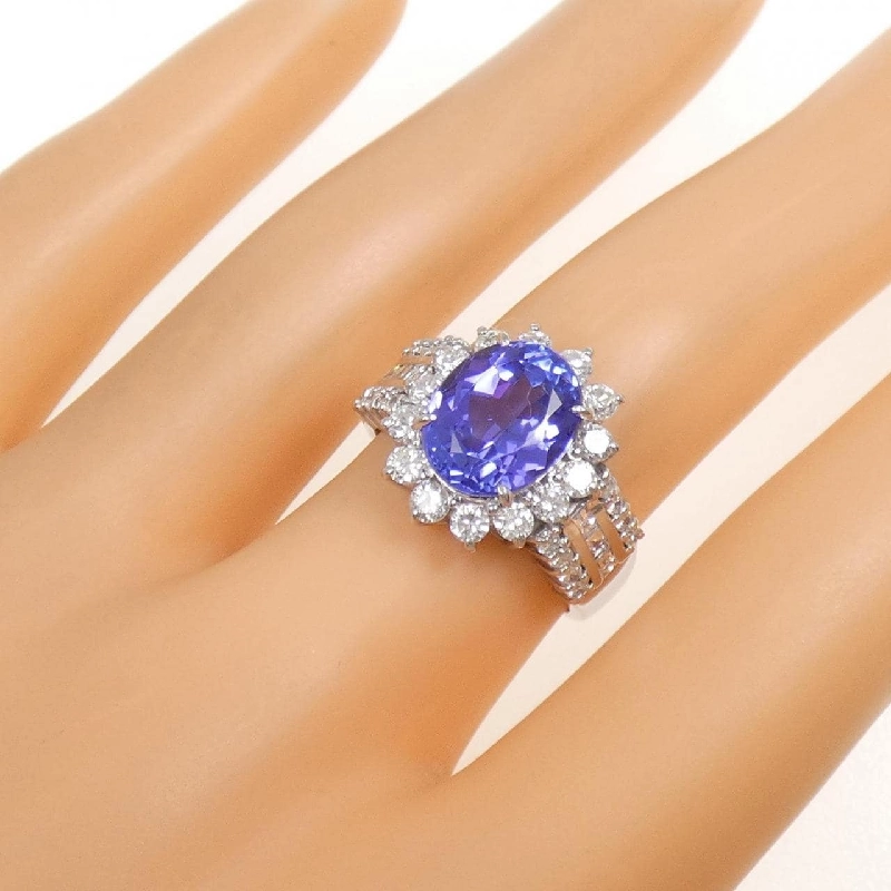 Nhẫn Tanzanite PT900 3.81CT - Hàng hiệu Authentic 852181