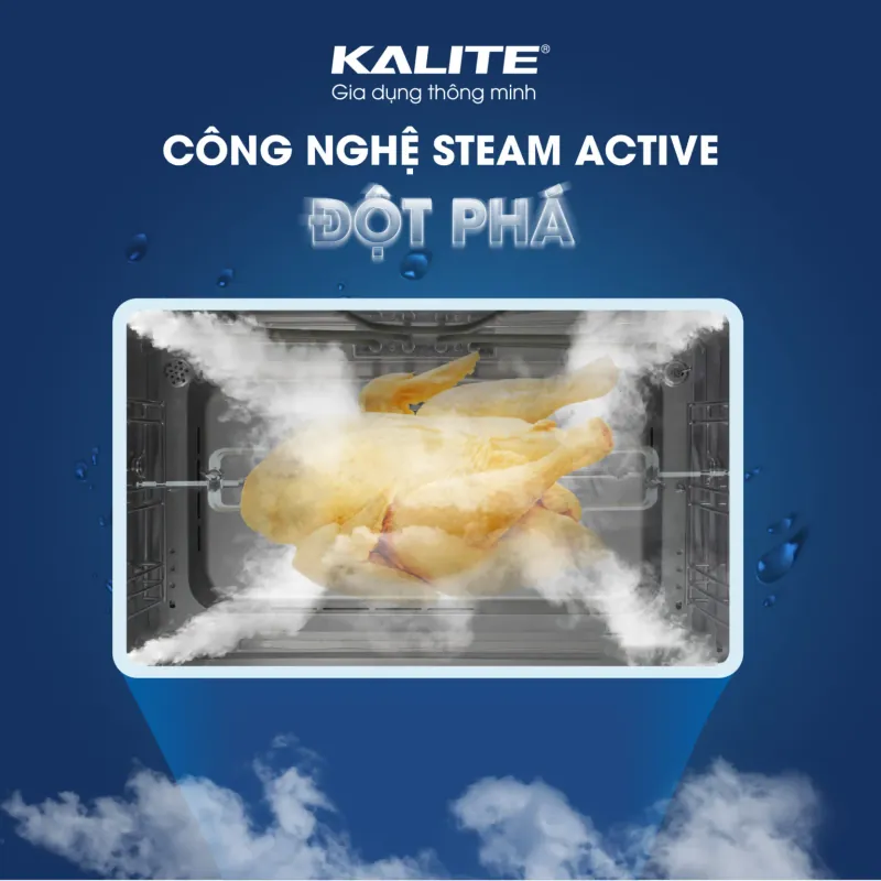 Nồi chiên hơi nước KALITE STEAM STAR | Dung tích 15L – Chiên hấp nướng dễ dàng 600462