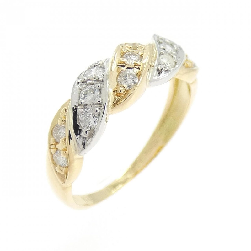 Nhẫn kim cương K18YG/PT900 0.20CT - Hàng hiệu Chính hãng 848812