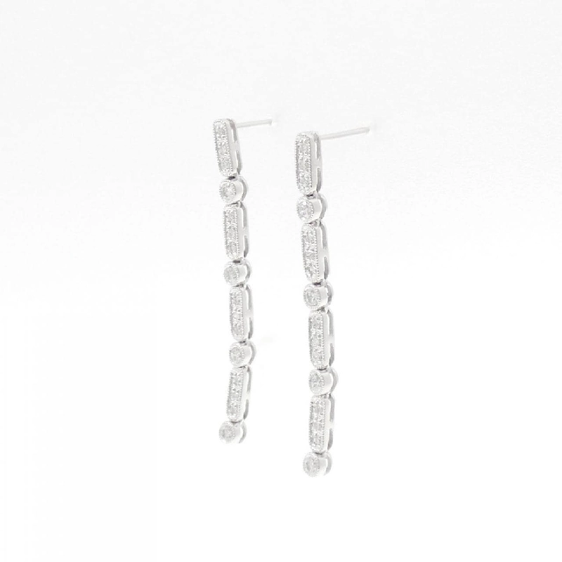 K18WG Bông tai kim cương - Hàng hiệu Authentic 869972