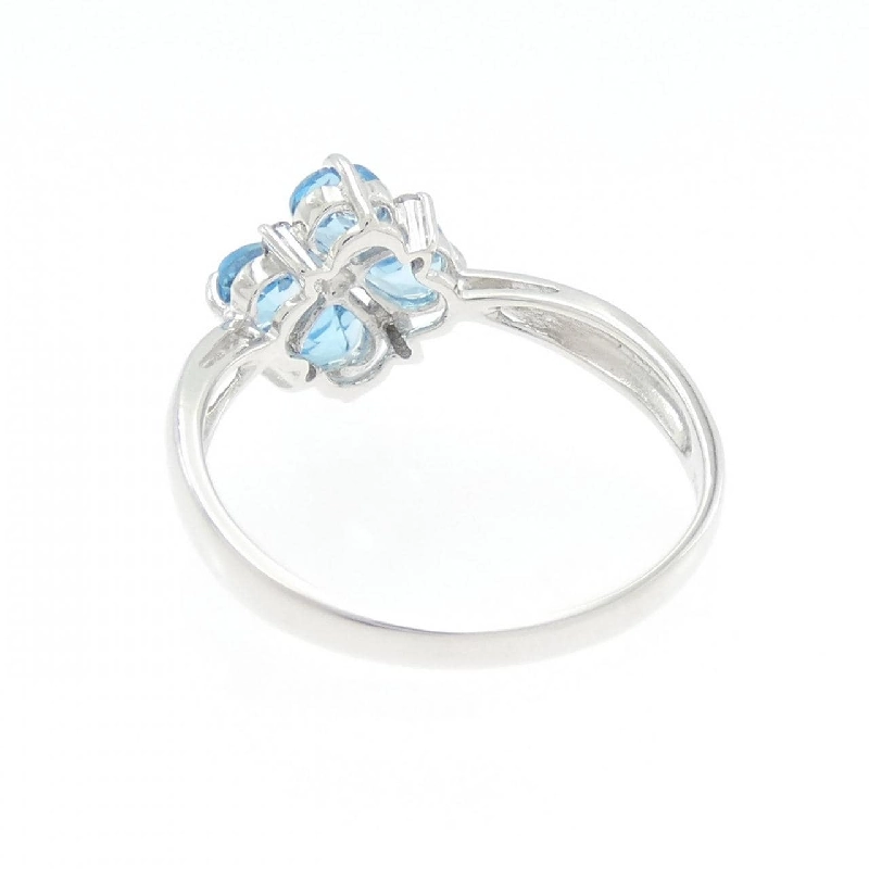 Nhẫn Blue Topaz K18WG - Hàng hiệu Chính hãng 847324