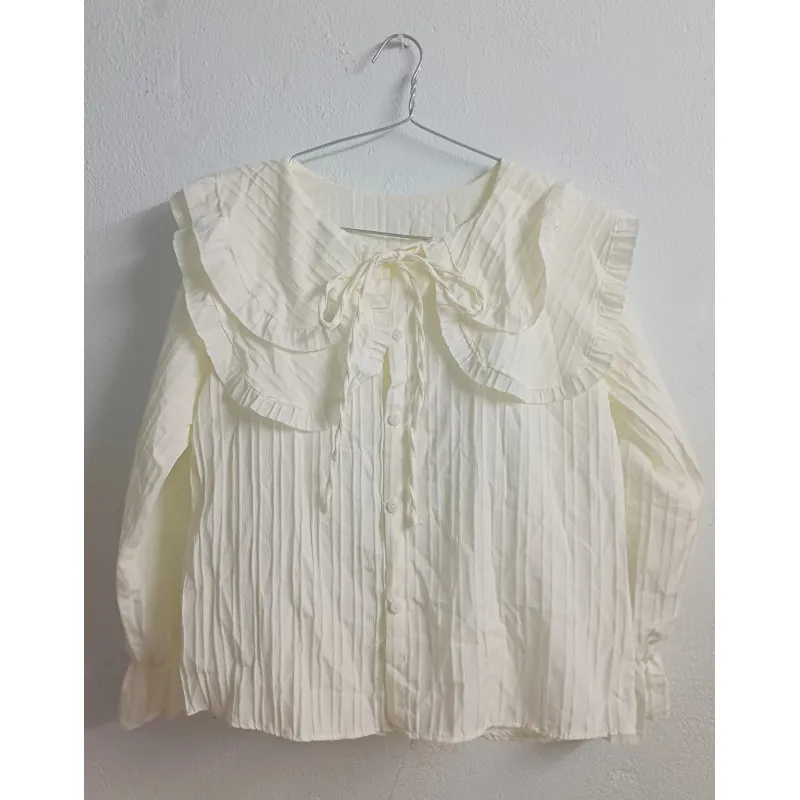 ÁO SƠ MI NỮ BÈO XINH - MÀU BE - FREESIZE 753996