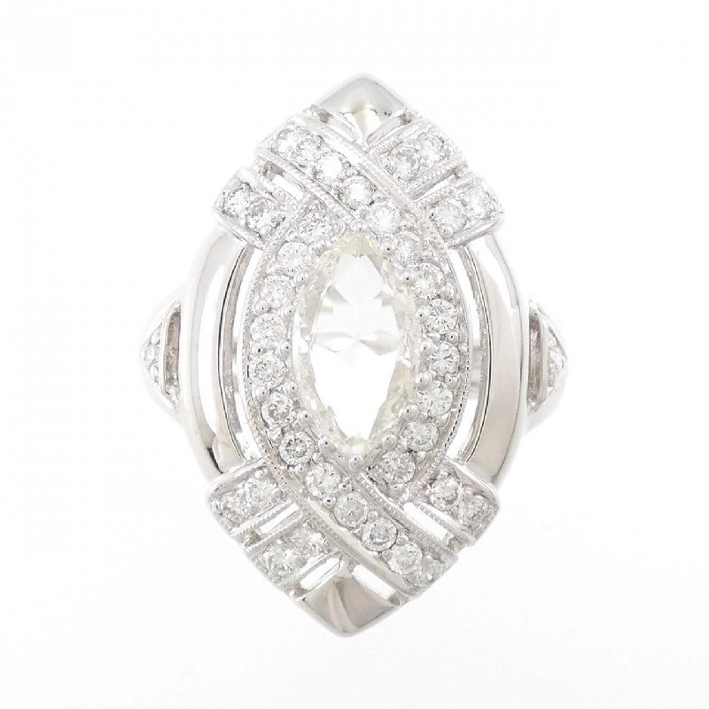 Nhẫn kim cương 750WG 0.77CT 670373