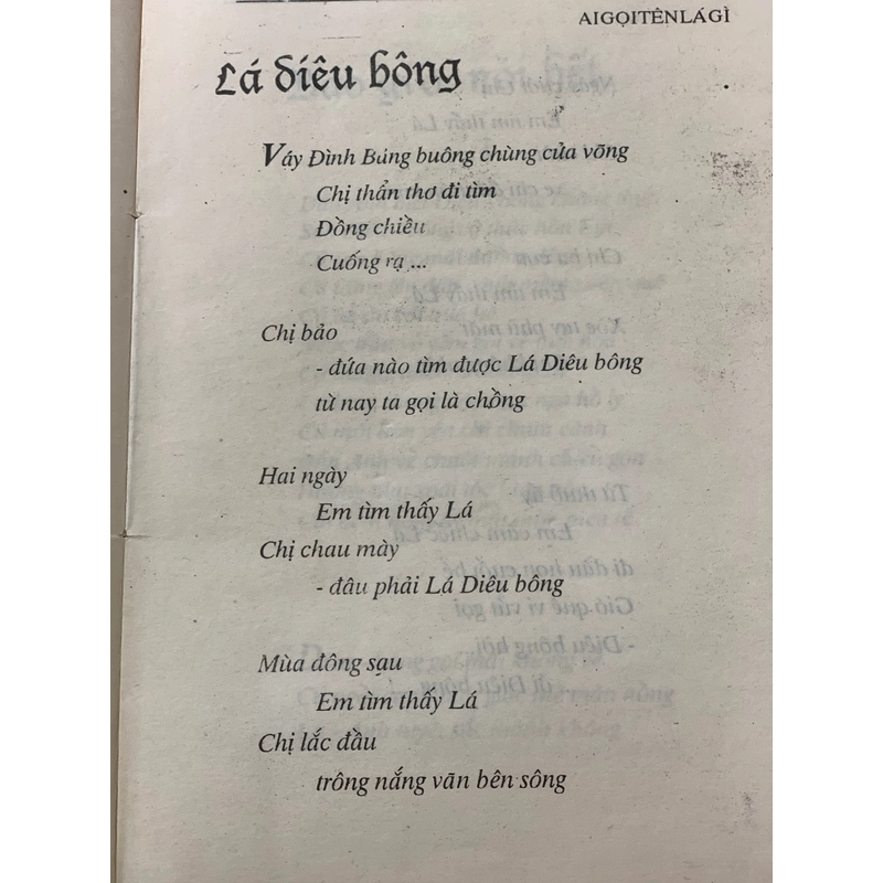 LÁ DIÊU BÔNG - Hoàng Cầm 335966