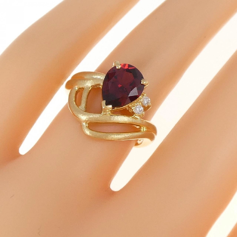 Nhẫn Garnet K18YG 673533