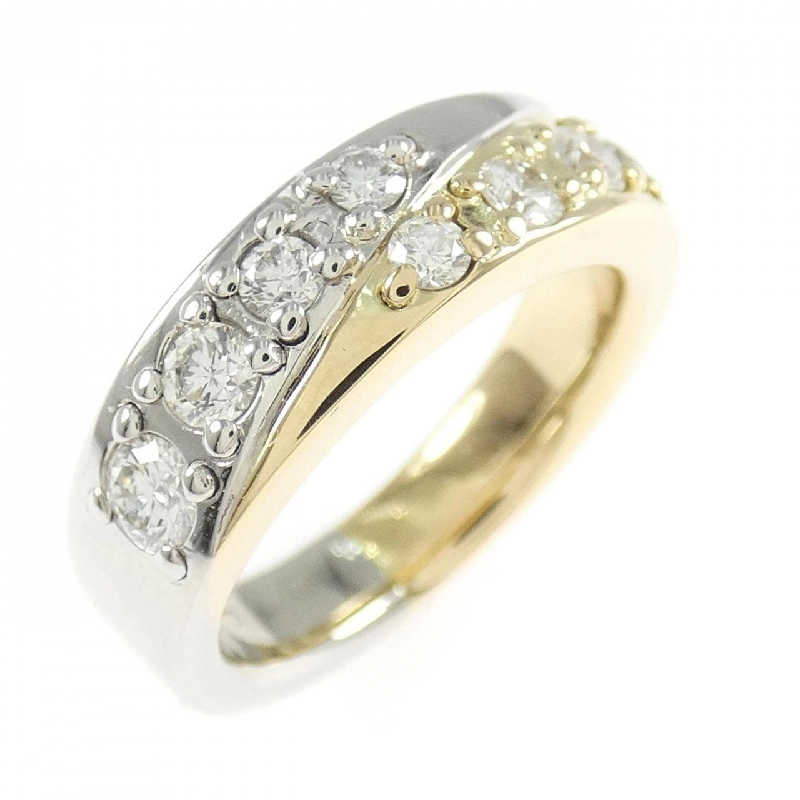 Nhẫn kim cương K18YG/PT900 0.533CT - Hàng hiệu Chính hãng 850386