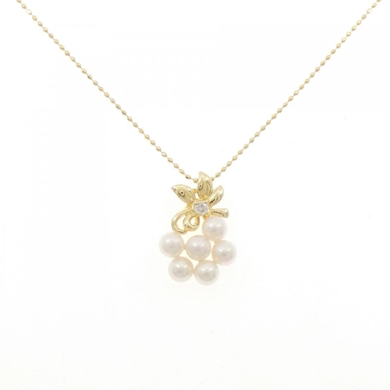 K18YG Ngọc trai Akoya Dây chuyền - Hàng hiệu Chính hãng 855751