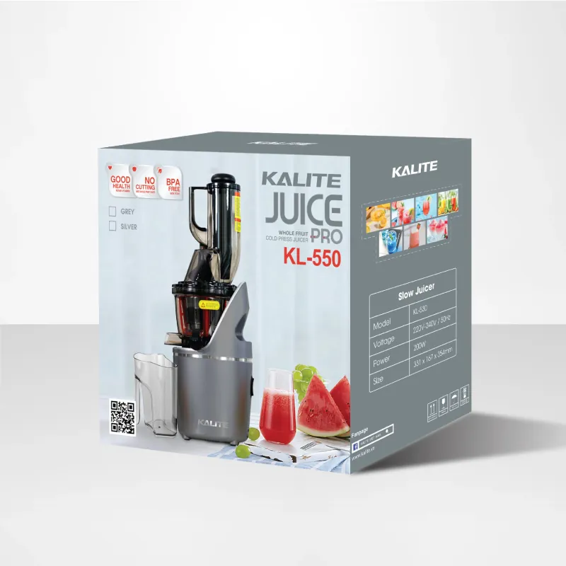 🍹 Máy ép chậm KALITE KL-550 – Ép mịn – Ít bọt – Dễ uống 780477