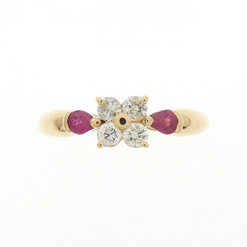 Nhẫn Ruby Hoa K18YG 0.18CT - Hàng hiệu Chính hãng 853794