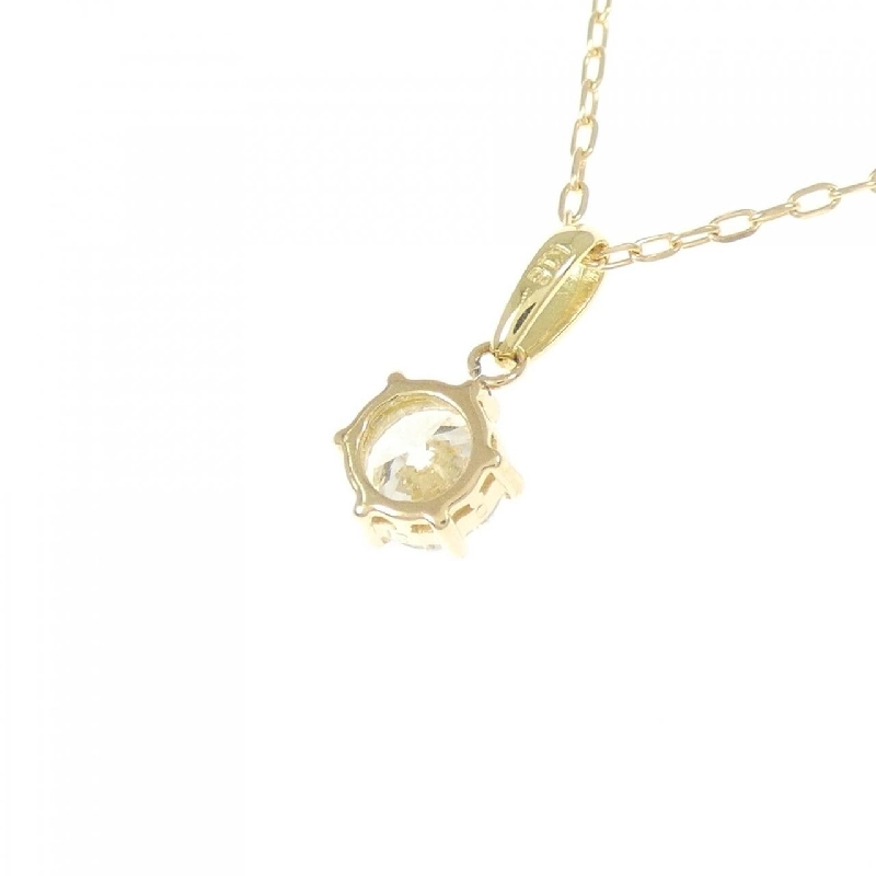 Dây chuyền kim cương K18YG 0.517CT F SI1 Tốt - Hàng hiệu Chính hãng 875452