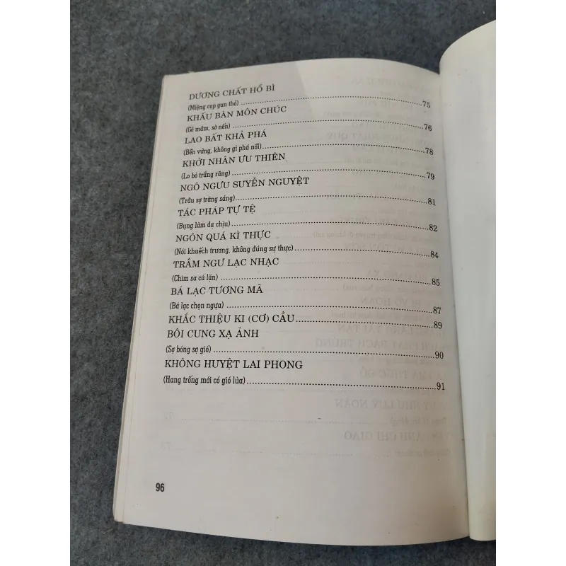 NHỮNG CÂU CHUYỆN VỀ THÀNH NGỮ 719980