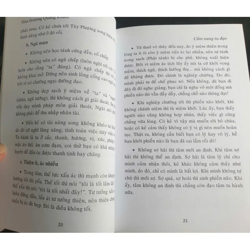 Cẩm Nang Tu Đạo - Hoà Thượng Quảng Khâm 695671